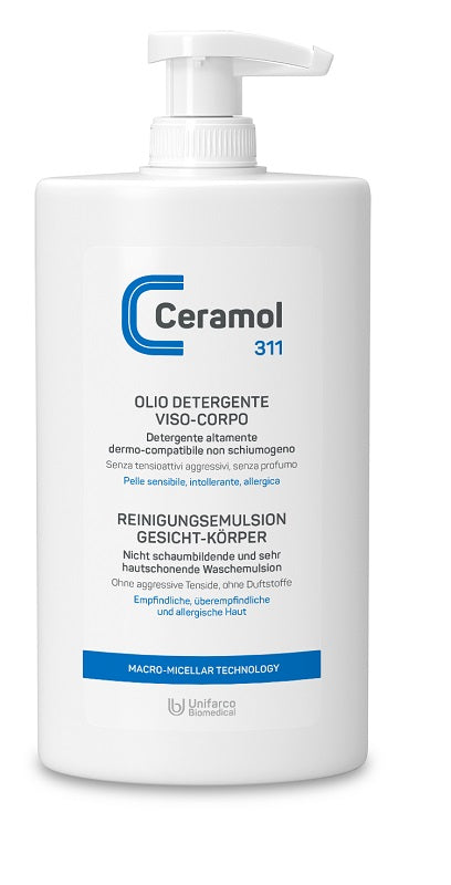 CERAMOL 311 OLIO DETERGENTE VISO/CORPO 400 ML UNIFARCO SpA