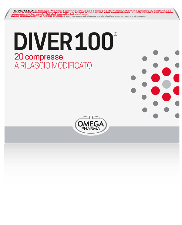 DIVER 100 20 COMPRESSE OMEGA PHARMA Srl