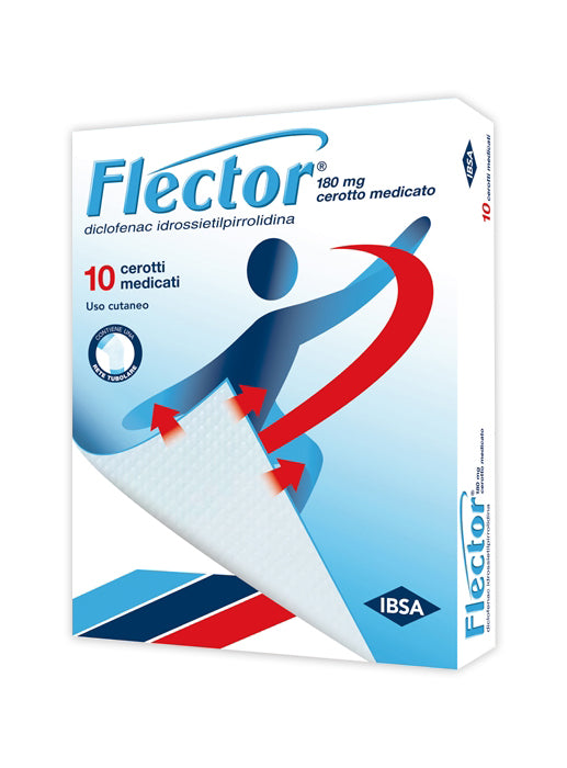 FLECTOR*10CER MEDIC 180MG IBSA FARMACEUTICI ITALIA Srl