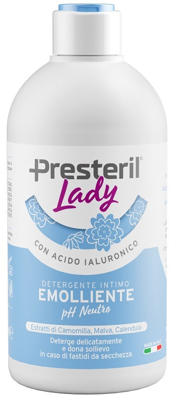 PRESTERIL LADY DETERGENTE INTIMO EMOLLIENTE/PH NEUTRO 500 M L