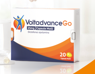 VOLTADVANCEGO*20CPS 25MG HALEON ITALY Srl