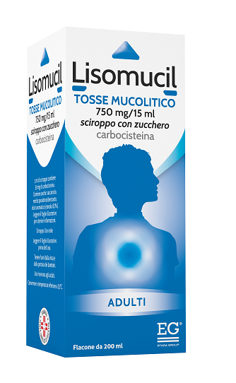 LISOMUCIL TOSSE MUC*AD SCIR 5% EG SpA