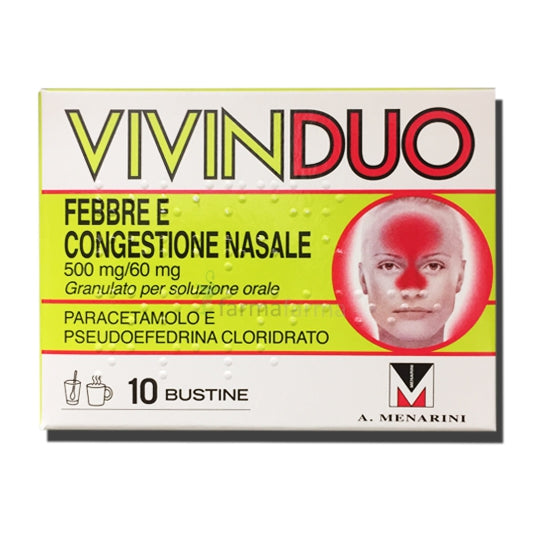 VIVINDUO FEBBRE CONG NAS*10BS A.MENARINI IND.FARM.RIUN.Srl