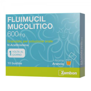FLUIMUCIL MUCOL*OS 10BUST600MG ZAMBON ITALIA Srl