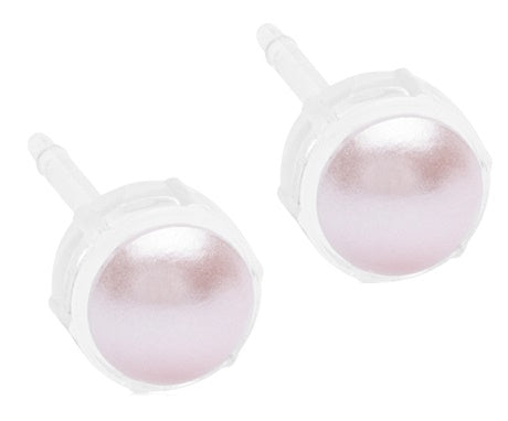 BLOMDAHL GIOIELLO MP BEZEL PEARL 6 MM LIGHT ROSE B48 1 COPPIA
