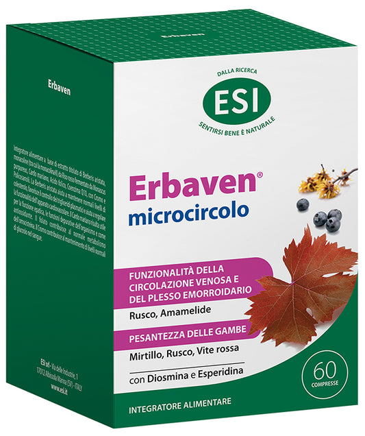 ESI ERBAVEN MICROCIRCOLO 60 COMPRESSE SENZA GLUTINE