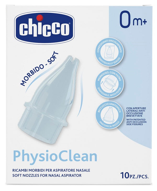 RICAMBI MORBIDI PER ASPIRATORE NASALE CHICCO PHYSIOCLEAN CHICCO (ARTSANA SpA)