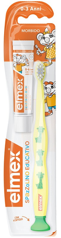 ELMEX SPAZZOLINO BIMBI EDUCATIVO NEW 0-3 ANNI COLGATE-PALMOLIVE COMMERC.Srl