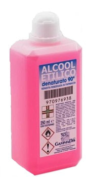ALCOOL ETILICO DENATURATO 90% 250 ML GAMMADIS FARMACEUTICI Srl