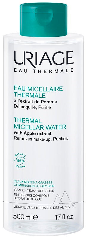 URIAGE EAU MICELLAIRE THERMALE PELLI MISTE GRASSE FLACONE 500 ML