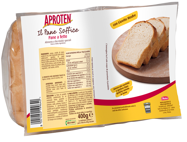 APROTEN PANE BIANCO FETTE 2 PEZZI DA 200 G DIETERBA (HEINZ ITALIA SpA)