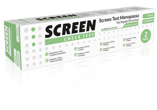 SCREEN TEST RAPIDO FSH/MENOPAUSA SCREEN URINA 2 PEZZI SCREEN ITALIA Srl