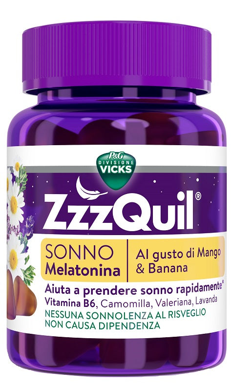 VICKS ZZZQUIL SONNO MANGO & BANANA 30 PASTIGLIE GOMMOSE