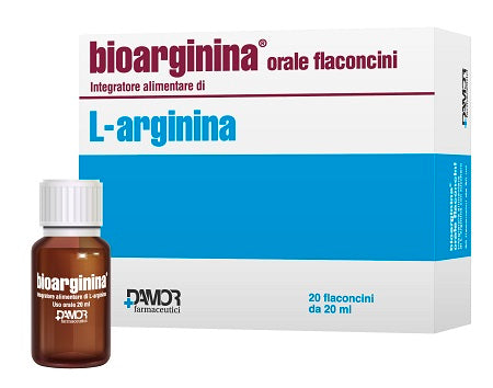 BIOARGININA ORALE 20 FLACONCINI DA 20 ML SENZA GLUTINE SENZA LATTOSIO