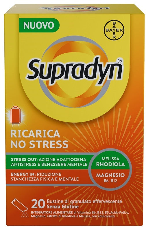 SUPRADYN RICARICA NO STRESS 20 BUSTINE BAYER SpA