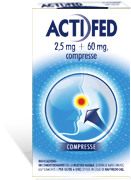 ACTIFED*12CPR 2,5MG+60MG JOHNSON & JOHNSON SpA