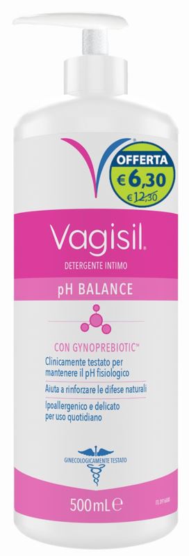 VAGISIL DETERGENTE PH BALANCE 500 ML OFFERTA SPECIALE