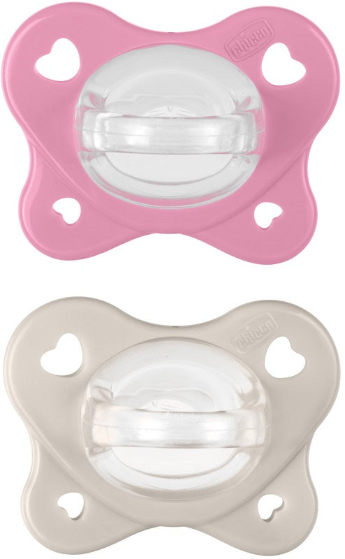 CHICCO DUAL SOFT SUCCHIETTO ROSA 6-16 MESI 2 PEZZI CHICCO (ARTSANA SpA)