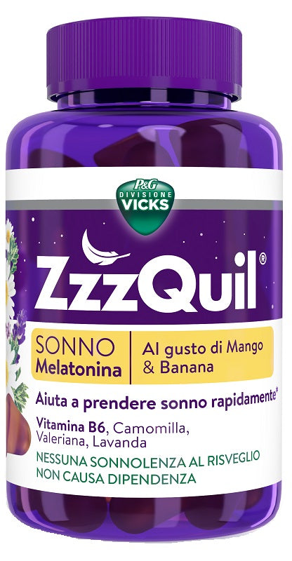 ZZZQUIL SONNO MANGO & BANANA 60 PASTIGLIE GOMMOSE