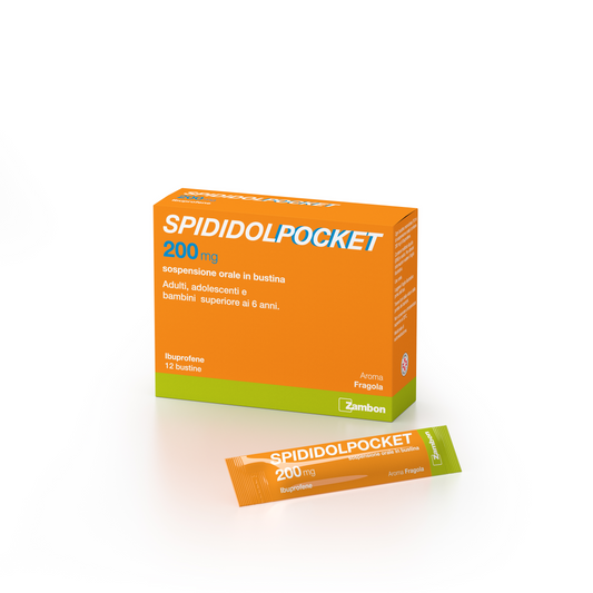 SPIDIDOLPOCKET*12BUST 200MG ZAMBON ITALIA Srl