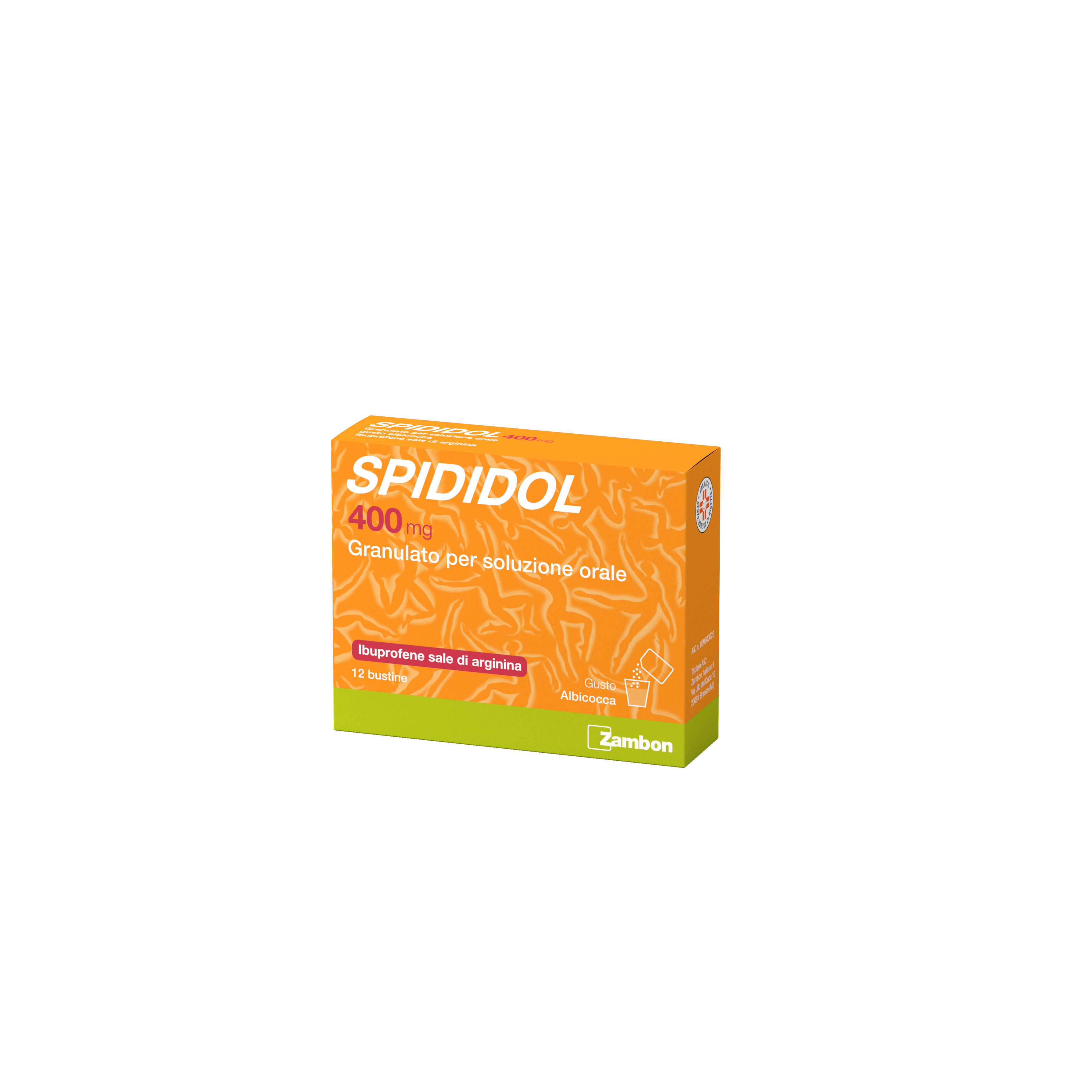 SPIDIDOL*OS GRAT 12BS 400MG AL ZAMBON ITALIA Srl
