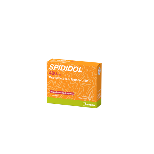 SPIDIDOL*OS GRAT 12BS 400MG AL ZAMBON ITALIA Srl
