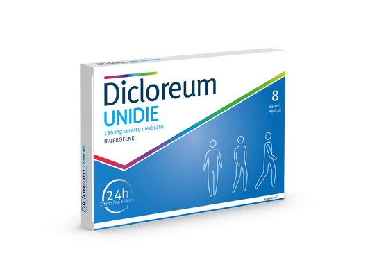 DICLOREUM UNIDIE*8CER 136MG24H ALFASIGMA SpA