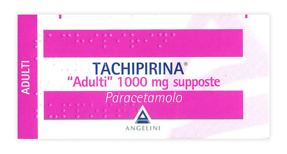 TACHIPIRINA*AD 10SUPP 1000MG ANGELINI (A.C.R.A.F.) SpA