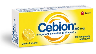 CEBION MASTICABILE LIMONE VITAMINA C 500 MG 20 COMPRESSE PROCTER & GAMBLE SRL