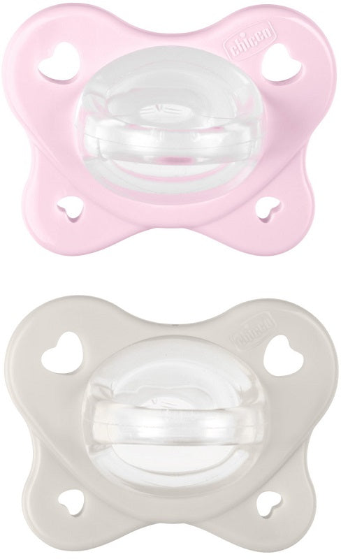 CHICCO DUAL SOFT SUCCHIETTO ROSA 2-6 MESI 2 PEZZI CHICCO (ARTSANA SpA)