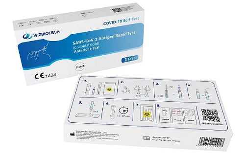 TEST ANTIGENICO RAPIDO COVID-19 AUTODIAGNOSTICO DETERMINAZIONE QUALITATIVA ANTIGENI SARS-COV-2 IN TAMPONI NASALI MEDIANTE IMMUNOCROMATOGRAFIA DIDOFA' Srl