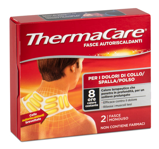 FASCE AUTORISCALDANTI A CALORE TERAPEUTICO THERMACARE COLLO/SPALLA/POLSO 2 PEZZI ANGELINI (A.C.R.A.F.) SpA