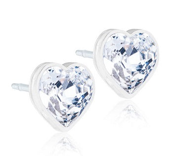 BLOMDAHL GIOIELLO MP HEART 6MM CRYSTAL