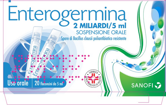 ENTEROGERMINA*OS 20FL 2MLD/5ML OPELLA HEALTHCARE ITALY Srl