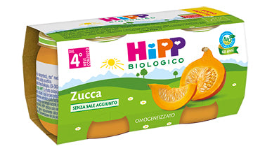 HIPP BIO HIPP BIO OMOGENEIZZATO ZUCCA 2X80 G