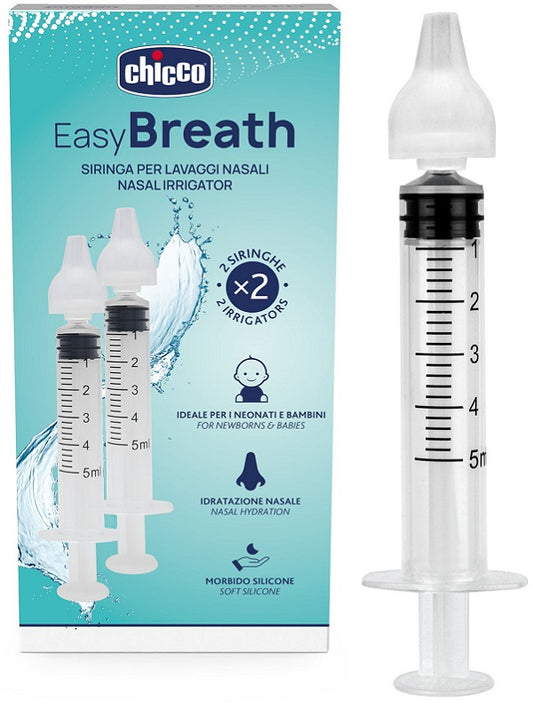 SIRINGA NASALE LAVAGGI EASY BREATH CHICCO 2 PEZZI
