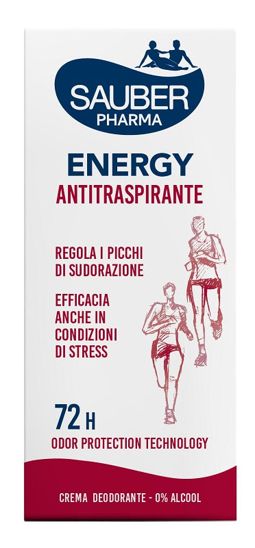 SAUBER DEO 72H ENERGY ANTITRASPIRANTE CREMA 35 ML