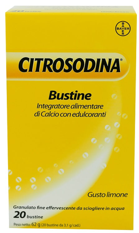 CITROSODINA 20 BUSTINE GRANULATO EFFERVESCENTE BAYER SpA