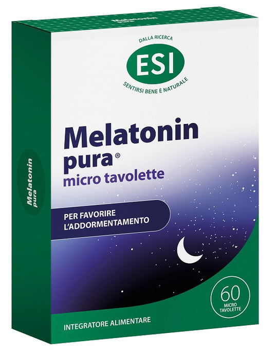 ESI MELATONIN PURA 60 MICROTAVOLETTE SENZA GLUTINE