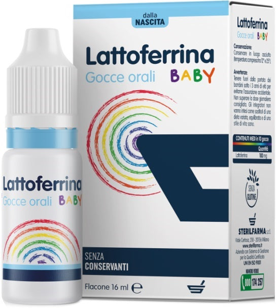 LATTOFERRINA BABY GOCCE ORALI 16 ML STERILFARMA Srl