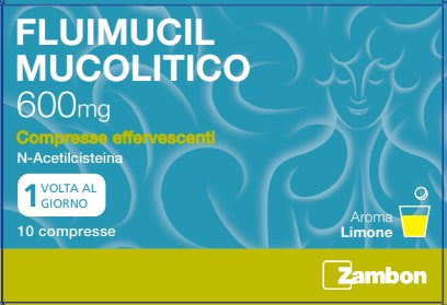 FLUIMUCIL MUCOL*10CPR EFF600MG ZAMBON ITALIA Srl