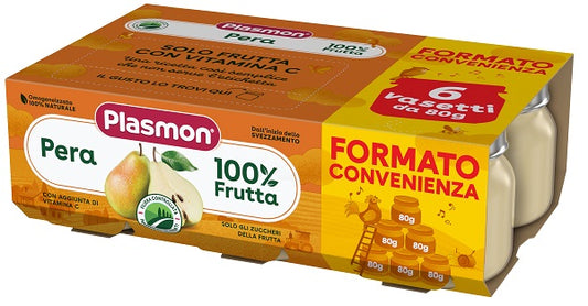 PLASMON OMOGENEIZZATO PERA 6X80 G PLASMON (HEINZ ITALIA SpA)