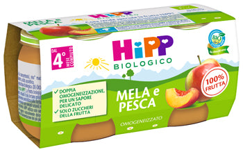 HIPP BIO OMOGENEIZZATO MELA/PESCA 2 X 80 G HIPP ITALIA Srl