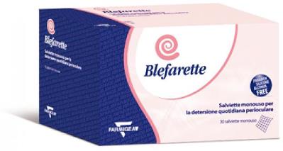 SALVIETTINE OCULARI MEDICATE BLEFARETTE SENZA PARABENI SENZA SILICONE SENZA ALCOOL 30 PEZZI POLIFARMA SpA