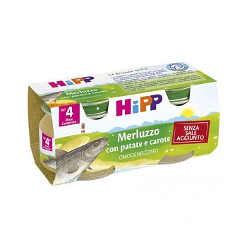 HIPP OMOGENEIZZATO MERLUZZO CAROTE PATATE 2X80 G HIPP ITALIA Srl