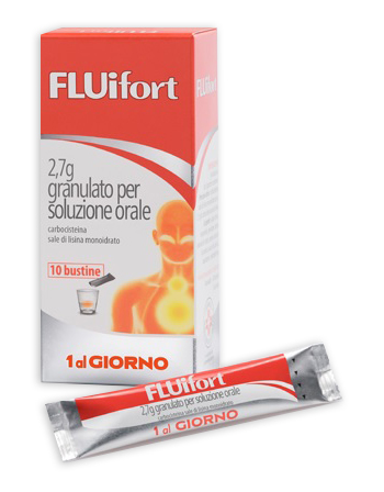 FLUIFORT*10BUST GRAT 2,7G DOMPE' FARMACEUTICI SpA