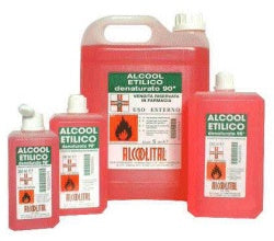 ALCOOL ETILICO DENATURATO 90% 500 ML ALCOOLITAL Srl