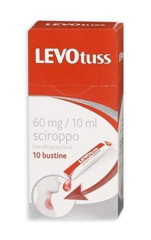LEVOTUSS*SCIR 10BUST 60MG/10ML DOMPE' FARMACEUTICI SpA