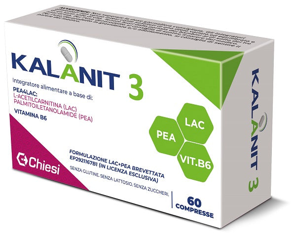 KALANIT 3 60 COMPRESSE DA 1475 MG SENZA GLUTINE, SENZA LATTOSIO, SENZA ZUCCHERI