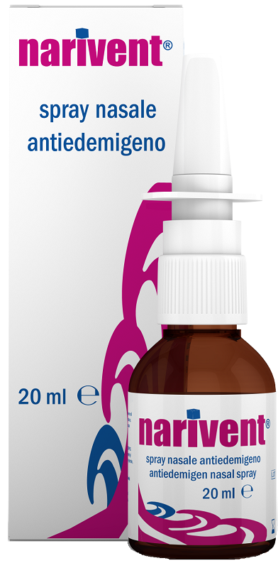 SPRAY NASALE ANTIEDEMIGENO NARIVENT FLACONE 20 ML D.M.G. ITALIA Srl